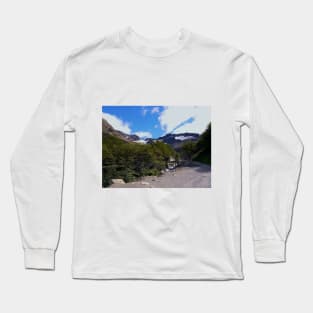 Trekking in the Patagonian Andes Long Sleeve T-Shirt